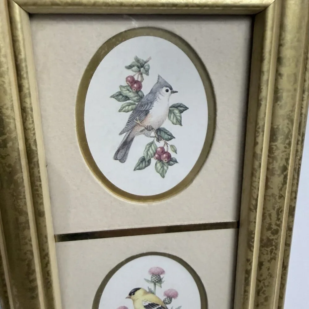Heartfelt Collection Matted Bird Print Fold Frame 4